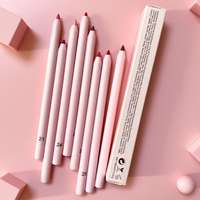 Crayon à lèvres rose mat crémeux végétalien et sans cruauté animale, mignon, marque privée, maquillage