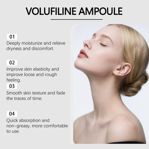 Volufiline 100% Ampoule 10ml Sérum Visage Repulpant pour Fermeté, Lissage des Rides, Peau de Verre, Éclat et Concentré d'Essence - Product Image 3
