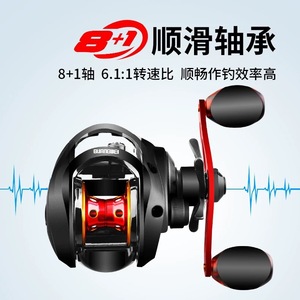 Moulinet de pêche Guangwei en métal, type goutte d'eau, pour lancer à droite, idéal pour la pêche aux leurres. - Product Image 4
