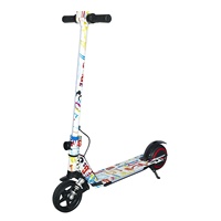 Trottinette électrique pliable en alliage d'aluminium à deux roues, 24V 150W, 10 km/h, autonomie 8-10 km, charge utile 50 kg, pour enfants et adolescents