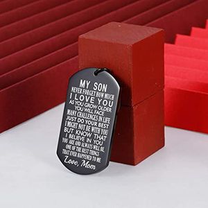 Inspirational <strong>Gift</strong> to Son From Mom Keychain Birthday <strong>Gifts</strong> for Step Son Adult Son Teen Boy From Mother in Law <strong>Stepmom</strong> Valentines - Product Image 4