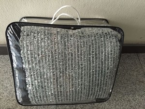 Lều Cắm Trại Làm Mát Bao Gồm 85% Nhôm Bóng Râm Vải, Sun Phản Chiếu Bóng Râm Vải Che Cho Chó Kennel, <span class=keywords><strong>Poly</strong></span> Bạc Bóng Râm Lưới - Product Image 5