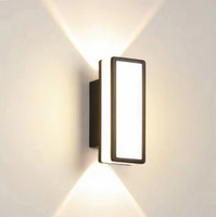 Nouvelle Arrivée 2025 Applique Murale LED Extérieure Étanche, Lumière Haut et Bas Rotative pour Bureau, Maison, Salon et Hôtel, Décoration