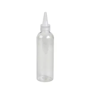 high quality extruded containers plastic bottles with tip caps for essential oils ,liquid dispensing bottle with needle