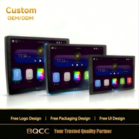 Autoradio Android double DIN BQCC 7" 9" 10" OEM GPS WIFI RDS AM Carplay pour Honda/Nissan/Ford/Mazda/Hyundai/VW/KIA