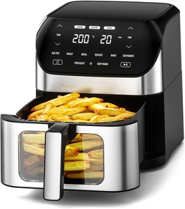 New Design Digital Air Fryer <b>Large</b> Color Display Stainless Steel air Fryer Oven Smart air Fryer Oven - Product Image 1