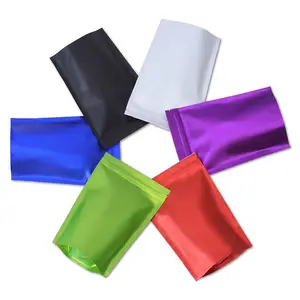 Color aluminum foil bag ziplock frosted bag matte aluminum-plated bone bag medicine powder packaging