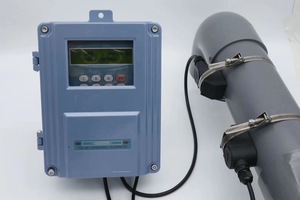 เครื่องวัดอัตราการไหลแบบอัลตราโซนิกติดผนังพร้อมจอ LCD แสดงผลแบบดิจิทัล สำหรับตรวจสอบท่อส่งน้ำ - Product Image 2
