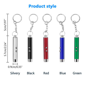 Portable Red Light & White Flashlight Interactive Cat Teaser Wand 2-in-1 Cat Infrared Laser Light Toys - Product Image 4