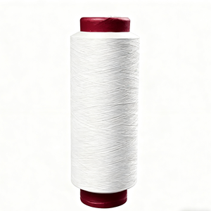 Giá rẻ Nhà Máy Giá <span class=keywords><strong>polyester</strong></span> sợi <span class=keywords><strong>dty</strong></span> 150D/144f nguyên trắng sáng S Twist Sim AA lớp - Product Image 1