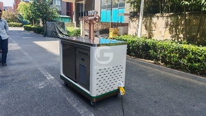 Carrito Móvil Metálico Multifuncional para Exteriores Etodevice, para Alquiler en Bodas, Fiestas de Cumpleaños, Carrito de Helados y Dulces, Portátil - Product Image 3