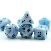 Jeu de 7 dés en résine pour jeux de société du MDN au prix de gros