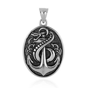 Collar con Colgante de Ancla Estilo Hip Hop Vintage para Hombre, Joyería de Moda con Diseño de Serpiente, Acero Inoxidable Chapado en Oro, Accesorios Punk - Product Image 5