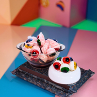 Vente directe d'usine de bonbons halal 5D en gros et sur mesure OEM/ODM, vente en gros de bonbons et bonbons personnalisés contenant des fruits acidulés