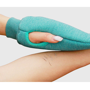 قفاز للاستحمام قابل لإعادة الاستخدام متين للبيع من المصنع مباشرة ، قفاز للاستحمام بالتقشير الملون ، قفاز للاستحمام - Product Image 3