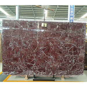 Dalles de marbre polies TMZ OEM/ODM Turquie Blanc Rosso Lepanto pour la décoration de villas et de maisons - Product Image 2