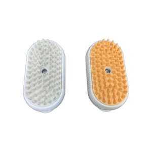 فرشاة تدليك بالبخار جديدة للقطة يمكن حملها بشعار مخصص 2024 مشط شعر كهربائي للكلب والقطة والحيوانات الأليفة فرشاة تدليك بخاخ للتنظيف والتصفيف - Product Image 6