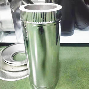 Chimenea de acero inoxidable para quemar madera, chimenea de doble pared de 5, 6, 7 y 8 pulgadas - Product Image 2