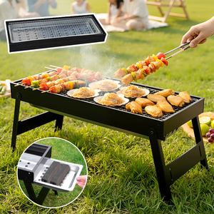 Parrilla Portátil de Carbón Plegable para Camping, Envío Directo desde Polonia, Lista para Enviar - Product Image 1
