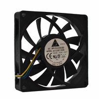 Ventilateur axial de refroidissement de châssis CPU Delta EFC0812DB 12V DC 0.50A quatre fils 8015 80x80x15mm 8cm PWM à contrôle intelligent de la température