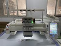Machine à broder informatisée Yonthin Commercial 1200 tr/min, 12 aiguilles, 1 tête, avec zone de broderie 1200*600 mm