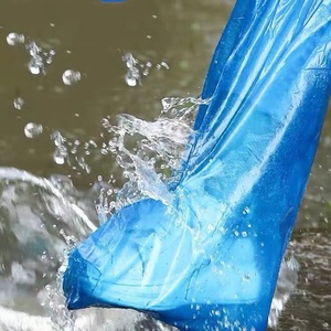 Cubrebotas Desechables Unisex <span class=keywords><strong>de</strong></span> Plástico Grueso Azul, Impermeables, <span class=keywords><strong>de</strong></span> Seguridad, Resistentes al Desgaste, <span class=keywords><strong>para</strong></span> Todas las Estaciones, Tipo Tubo, Fáciles <span class=keywords><strong>de</strong></span> Poner - Product Image 2