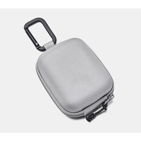 Mini Bolsa de Almacenamiento Portátil para Auriculares con Cierre de Cremallera y Gancho para Auriculares Inalámbricos, Cable USB, Tarjeta de Memoria TF