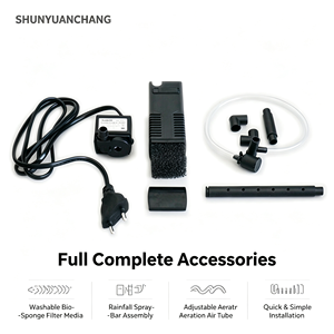 Pompa Filter Akuarium Submersible OEM Multi-Ukuran 220V Profesional Internal <span class=keywords><strong>Aquarium</strong></span> Power Head Filtrasi Bio-Sponge Garansi 1 Tahun - Product Image 2
