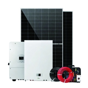 ระบบโซลาร์เซลล์ไฮบริด Growatt 15KW พร้อมแบตเตอรี่สำรอง - โซลูชันพลังงานสำหรับบ้านครบวงจรสำหรับใช้ในที่อยู่อาศัย รองรับการใช้งานแบบ On/Off Grid - Product Image 1