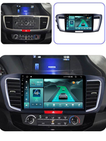 Nueva Unidad Principal de Radio Android Auto 2DIN para Honda Accord 9 9ª Generación 2013-2017, Reproductor Multimedia con DVD, GPS, Navegación, Estéreo, WIFI para Auto