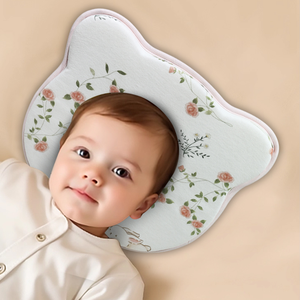 <span class=keywords><strong>Almohada</strong></span> de esponja de silicona infantil para bebé con <span class=keywords><strong>cabeza</strong></span> antiplana con patrón de animales y dibujos animados - Product Image 2