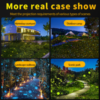 Al Aire Libre IP65 impermeable LED Gobo Firefly láser proyector luz E27 Base Navidad decorativo blanco láser iluminación luces de escenario