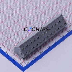 KF243A-5.0-12P Spring Terminal Block Through hole Component (THT),P=5mm Connector 5mm 12P 12 17A - Product Image 2