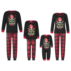 Conjunto de Pijamas de Natal para Pais e Filhos, Macio e Respirável, Adequado para Uso em Família Durante as Festas - Product Image 6