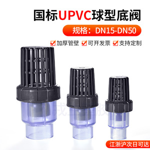 วาล์วกันกลับ Rongsheng ขนาด 1 นิ้ว วัสดุ PVC สำหรับปั๊มน้ำ วาล์วปิดท่อขนาด 25 มม. 32 มม. 40 มม. 50 มม. 63 มม. - Product Image 3
