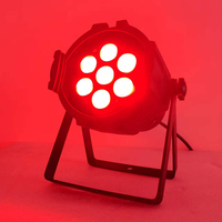 Lumières de scène de théâtre RGBW 4in1 modernes Mini éclairage à effet coloré pour les mariages et les événements 7pcs * 10w Stage Par Light
