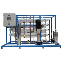 Purificateur d'eau saumâtre haute efficacité 10000L/H avec pompe et moteur PLC pour usine de traitement d'eau potable par osmose inverse