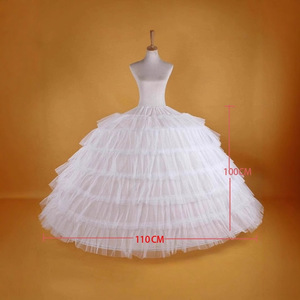 Nouvelle Jupe à 6 Cerceaux Longueur Ras du Sol Crinoline Blanc Accessoires <span class=keywords><strong>de</strong></span> Mariage - Product Image 5