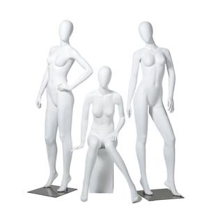 Venta al por mayor de alta gama señora tienda maniquí blanco mate vestido de novia maniquíes cuerpo para exhibición de ropa de cuerpo completo - Product Image 1