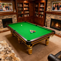 Table de billard de luxe professionnelle pour tournoi, vente en gros pour clubs