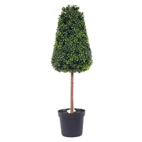 Árbol Topiario Artificial de Boj de Tres Esferas para Decoración de Hogar, Oficina y Bodas, Plantas Artificiales para Decoración del Hogar