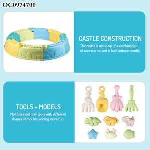 Nuovi Giocattoli da Spiaggia Ecologici per Bambini Estate 2024: Secchiello e Paletta per Costruire Castelli - Product Image 5