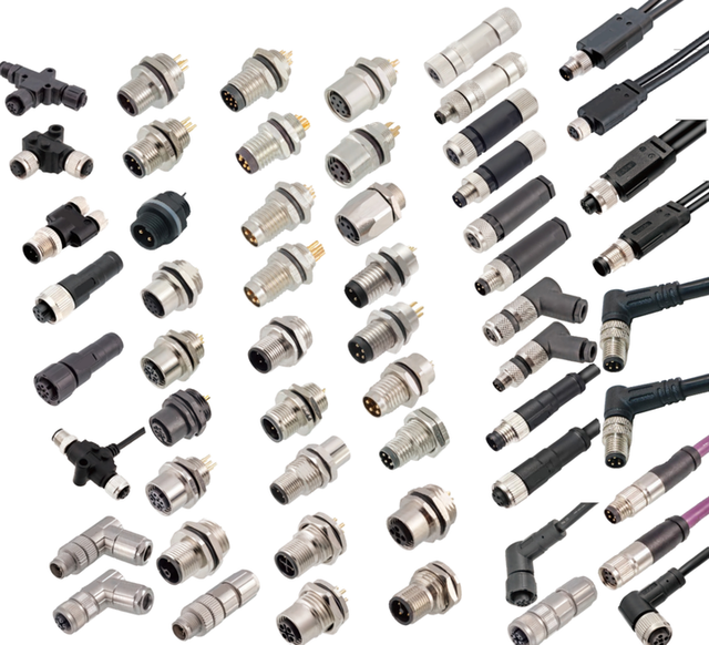 Waterproof Circular Connector M5 M8 M9 M12 M16 M23 Male Female Plug 3 4 5 6 8 12 Pin Cable Wire 25A Rated Current