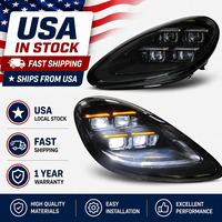 YU GUANG pour Porsche 981 Cayman Boxster Phares avant 2012-2015 – Amélioration des phares avant – Stock USA – Phares LED matriciels