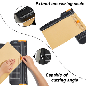 Xách tay A4 giấy Trimmer Máy cắt cai trị chính xác Nhãn dán nhãn Công cụ Cắt chém giấy <span class=keywords><strong>Cutter</strong></span> - Product Image 3