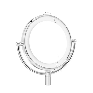 Miroir cosmétique grossissant mural double face de 8 pouces pour la lumière de salle de bain d'hôtel Led petit miroir de maquillage - Product Image 5