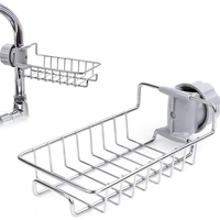 Meilleur vendeur : Étagère de rangement de cuisine multifonctionnelle et réglable pour robinet et tuyau de vidange, organisateur pour évier et placard, gain de place