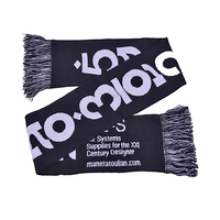 Personalisierter Maßgefertigter Modischer Acryl-Strickschal für Fußballfans