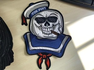 Patch brodé personnalisé tête de mort mexicaine multicolore, thermocollant ou à coudre, pour vêtements, sacs à dos, vente en gros, faible MOQ - Product Image 4