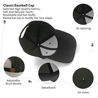 Gorras de Béisbol Personalizadas de Alta Calidad para Hombre, Gorra de 6 Paneles Cerrada